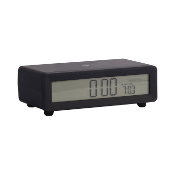 Budík Berlín LCD s nabíjačkou Karlsson KA6156BK, čierna